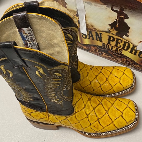 San Pedro Bota (Custom Boots) Mexican 26.5/US 8.5 - Picture 3 of 5